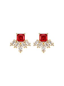 Brinco Formas de Cristal b Ouro - Aperol