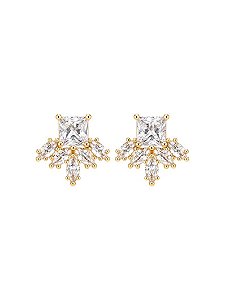 Brinco Formas de Cristal b Ouro - Cristal