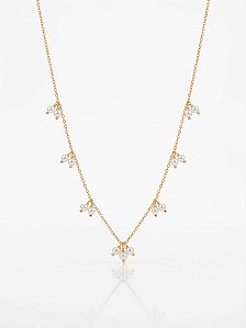 Choker Mini Perolas Gold