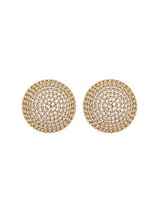 Brinco Circulo Cravejado GOLD