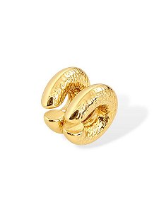 PIERCING TUBO MARTELADO GOLD