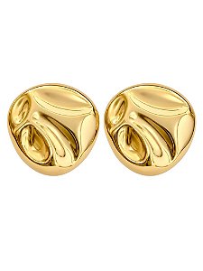 BRINCO CIRCULO MARTELADO GOLD
