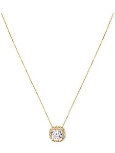 COLAR PONTO DE LUZ QUADRADO GOLD