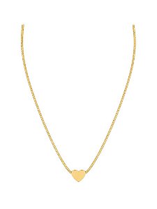 CHOKER CORAÇÃO LISO
