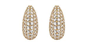 BRINCO GOTA CRAVEJADA GOLD