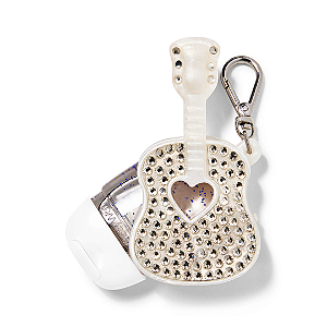 Suporte para Higienizador Bath and Body Works "PocketBac Holder" Sound-making Bling Guitar