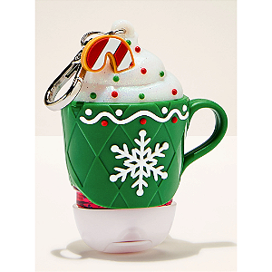 Suporte para Higienizador Bath and Body Works "PocketBac Holder" Holiday Drink