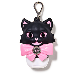 Suporte para Higienizador Bath and Body Works " PocketBac Holder " Light-up Creepy Cat