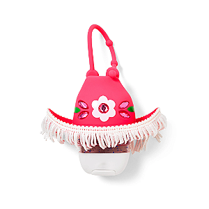Suporte para Higienizador Bath and Body Works " PocketBac Holder " Pink Cowboy Hat