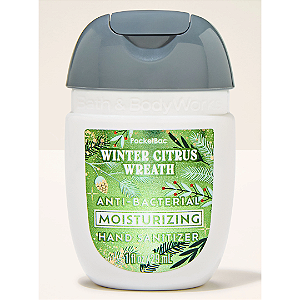 Higienizador de Mãos Hidratante Bath and Body Works Winter Citrus Wreath