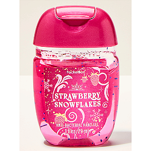 Higienizador de Mãos Bath and Body Works Strawberry Snowflakes