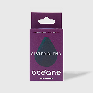 Esponja de Maquiagem Oceane Purple Sister Blend | Cor: Verde