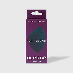 Esponja de Maquiagem Oceane Purple Flat Blend | Cor: Verde