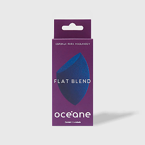 Esponja de Maquiagem Océane Purple Flat Blend | Cor: Azul