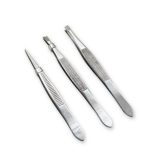 Kit c/ 3und de Pinças para Sobrancelhas MEY