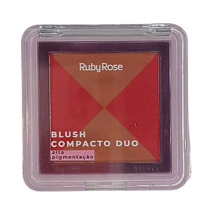 Duo de Blush Compacto RubyRose | Cor: DB03