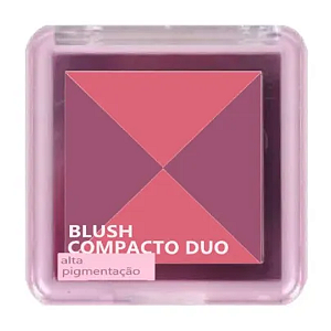 Duo de Blush Compacto RubyRose | Cor: DB05