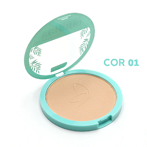 Pó Compacto Vegano Perfeito Matte Febella | Cor: 1