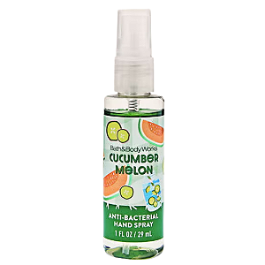 Higienizador de Mãos em Spray Bath and Body Works Cucumber Melon