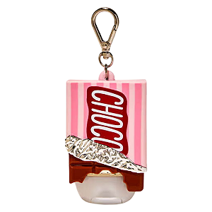 Suporte para Higienizador Bath and Body Works "PocketBac Holder" Chocolate Bar