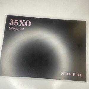 Paleta de Sombras Morphe 35XO Natural Flirt Artistry Palette (Sem caixa,uma cor quebrada)
