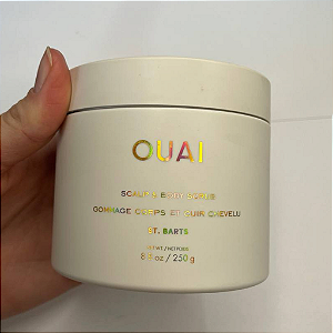 Esfoliante OUAI St. Barts Cleansing Scalp & Body Sugar Scrub | 250g (sem caixa, embalagem com marcas)