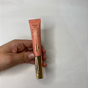 Blush Charlotte Tilbury Pillow Talk Matte Beauty Blush Wand | Cor: Pillow Talk Pink Pop (Sem caixa, tampa descascando)