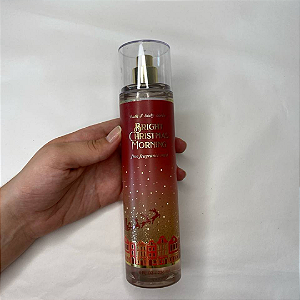 Fragrância Bath And Body Works Bright Christmas Morning Fine Fragrance Mist | 236ML (Rótulo danificado)