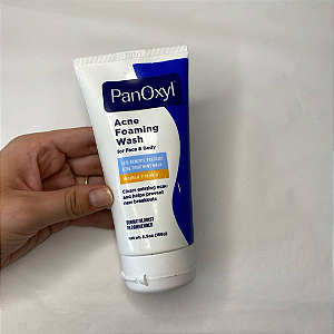 PanOxyl Acne Foaming Wash With 10% Benzoyl Peroxide 156g (Sem caixa, rótulo saindo exp 11/2026))