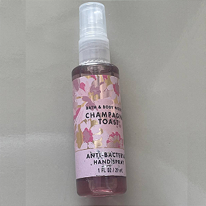 Higienizador de Mãos em Spray Bath and Body Works Champagne Toast (Rótulo Danificado)