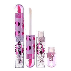 Lip Gloss Vivai Duo Magico So Vai Roxo