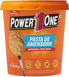 Pasta de Amendoim 1Kg Crocante - Power1one