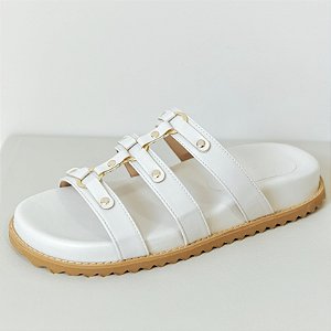 PAPETE OFF WHITE TIRAS - MAJU