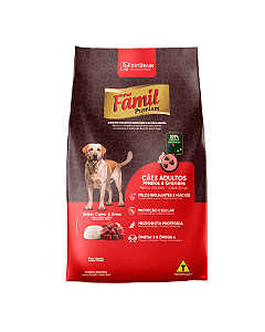 Ração Famil Premium para Cães Adultos Sabor Carne e Arroz 15kg