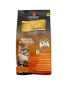 Fãmil Premium Gatos Adultos e Filhotes 15kg