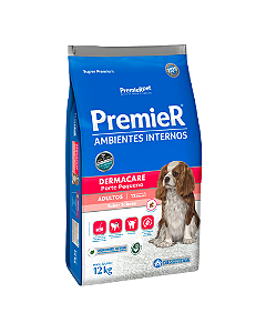 Premier Dermacare Ambientes Internos para Cães Adultos de Raças Pequenas 2,5kg