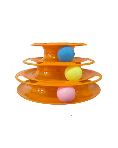 Brinquedo Para Gato Corre Corre Torre De Bolinhas