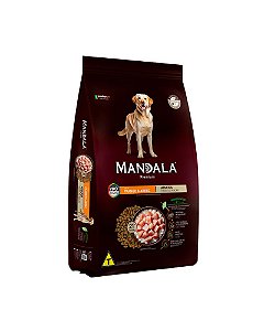 Ração Mandala Cães Adultos Raças Média e Grandes Sabor Frango e Arroz 20Kg