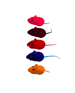 Brinquedo Ratinho com apito colorido