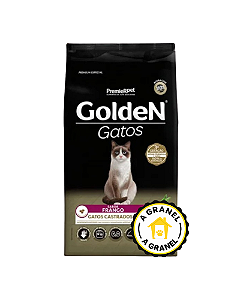 GRANEL Golden Gatos Castrados Sabor Frango