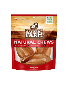 Orelha Natural Farm para Cães 3 Unidades