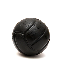 Brinquedo Pet Cachorro Bola Lisa Black Maciça Resistente 85m