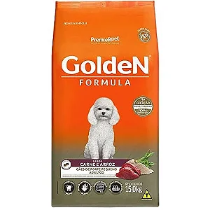 Golden Formula Pequenas Raças Sabor Carne e Arroz