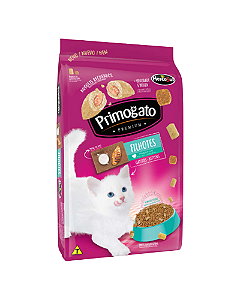 Ração Primogato Premium para Gatos Filhotes Sabor Frango e Leite