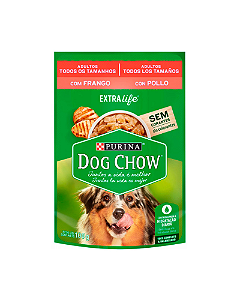 Sachê Dog Chow Sachê para Cães Adultos sabor Frango 100g