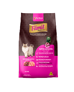Fãmil Premium Gatos Adultos Sabor Carne e Frango 10,1kg