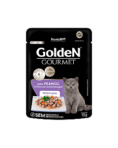 Sachê Golden Gourmet Gatos Filhotes Frango 70 g