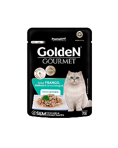 Sachê Golden Gourmet Gatos Castrados Frango 70 g