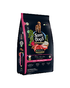 Ração Seven Dogs para Cães Adultos Médios e Grandes Sabor Cordeiro e Arroz