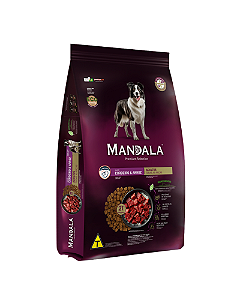 Ração Mandala Cães Adultos Todas as Raças Sabor Cordeiro e Arroz